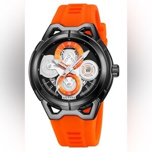 Invicta Activa X 44mm Watch - Orange. ACW9349-001. 1-Slot Storage Case Included.